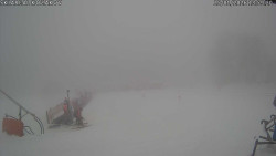 Spodní část sjezdovky