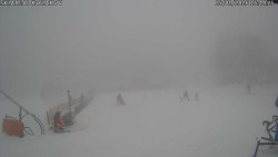 Spodní část sjezdovky