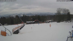 Spodní část sjezdovky