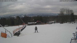 Spodní část sjezdovky