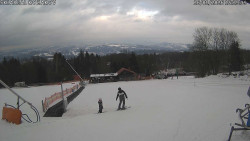 Spodní část sjezdovky