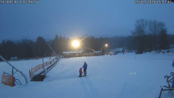 Spodní část sjezdovky