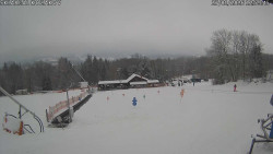 Spodní část sjezdovky