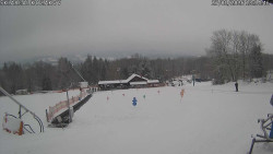 Spodní část sjezdovky