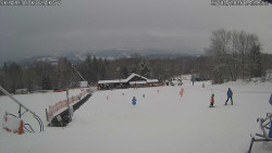 Spodní část sjezdovky