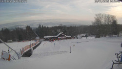 Spodní část sjezdovky