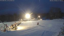 Spodní část sjezdovky