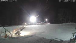 Spodní část sjezdovky