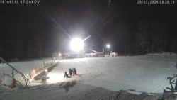 Spodní část sjezdovky