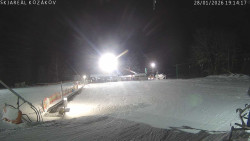 Spodní část sjezdovky