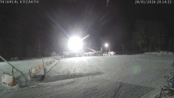 Spodní část sjezdovky