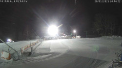 Spodní část sjezdovky