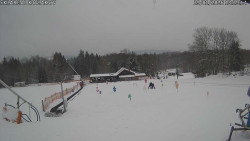 Spodní část sjezdovky