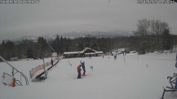 Spodní část sjezdovky