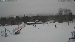 Spodní část sjezdovky