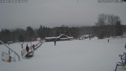 Spodní část sjezdovky