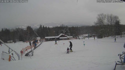 Spodní část sjezdovky