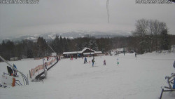 Spodní část sjezdovky