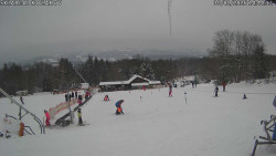 Spodní část sjezdovky