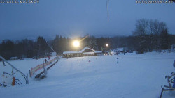 Spodní část sjezdovky