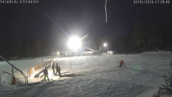 Spodní část sjezdovky