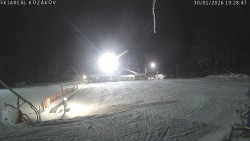 Spodní část sjezdovky