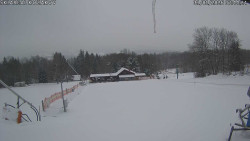 Spodní část sjezdovky