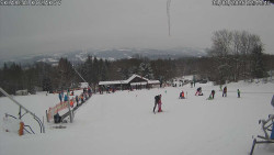 Spodní část sjezdovky