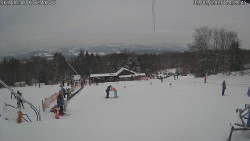 Spodní část sjezdovky