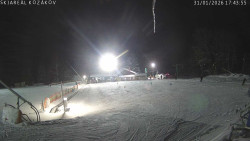 Spodní část sjezdovky