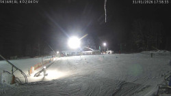 Spodní část sjezdovky