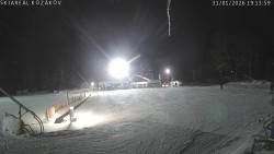 Spodní část sjezdovky