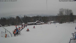 Spodní část sjezdovky