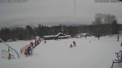 Spodní část sjezdovky