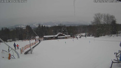 Spodní část sjezdovky