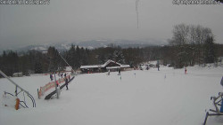 Spodní část sjezdovky