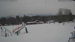 Spodní část sjezdovky