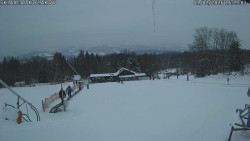 Spodní část sjezdovky