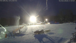 Spodní část sjezdovky