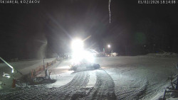 Spodní část sjezdovky