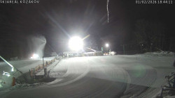 Spodní část sjezdovky