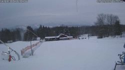 Spodní část sjezdovky