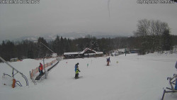 Spodní část sjezdovky