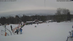 Spodní část sjezdovky