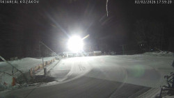 Spodní část sjezdovky