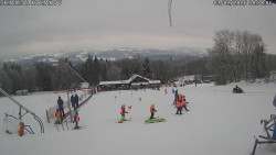 Spodní část sjezdovky