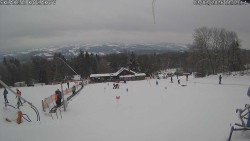 Spodní část sjezdovky