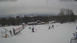 Spodní část sjezdovky