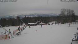 Spodní část sjezdovky