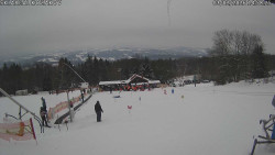 Spodní část sjezdovky